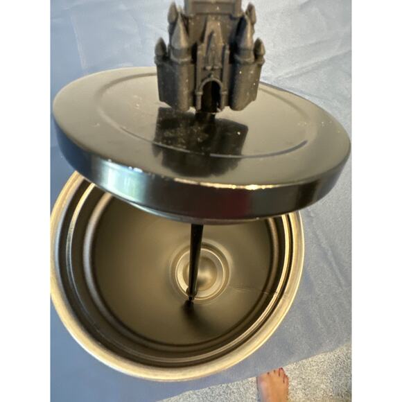 Disney World Marbled Stainless Steel Tumbler with Straw 9" Tall - Picture 4 of 4